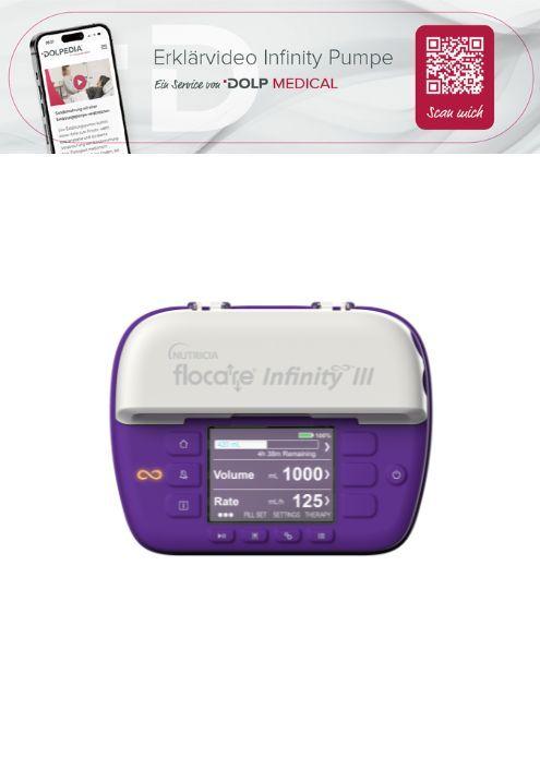 Pumpenaufkleber Flocare Infinity III Erklärvideo