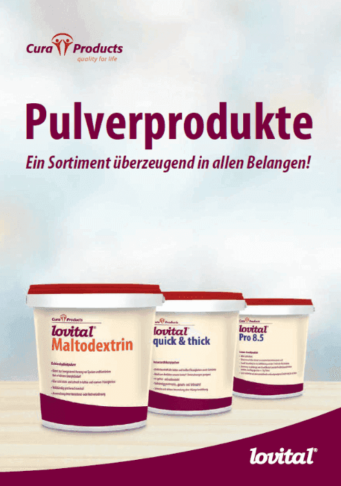 Produktkatalog lovital Pulverprodukte