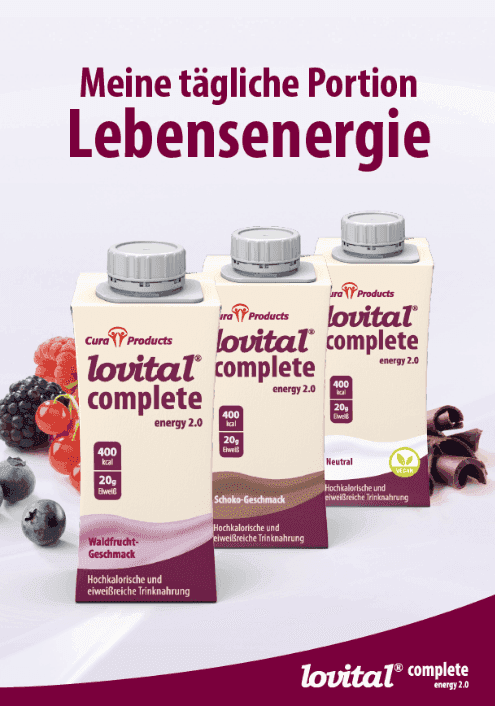 Broschüre lovital Trinknahrung CuraProducts Broschüre lovital Trinknahrung CuraProducts